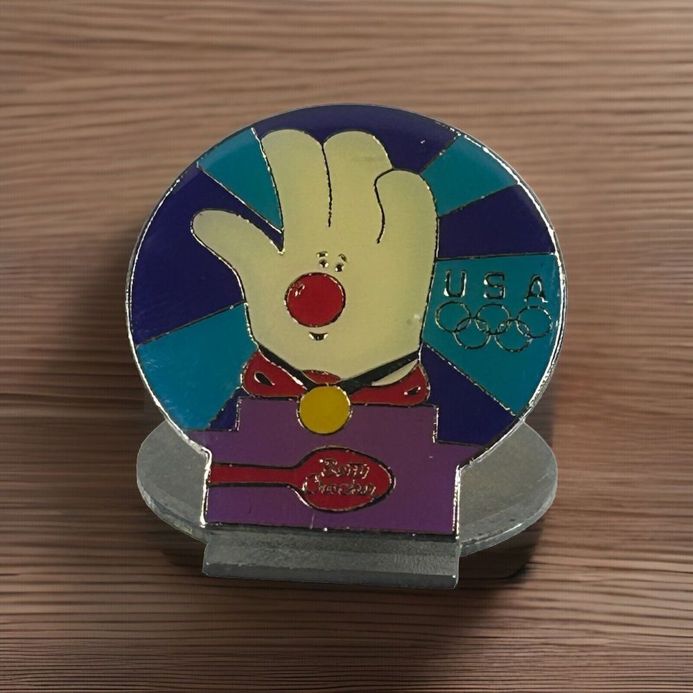 Hamburger Helper Olympics Lapel Pin - Vintage 2002 Betty Crocker Olympic Games‎